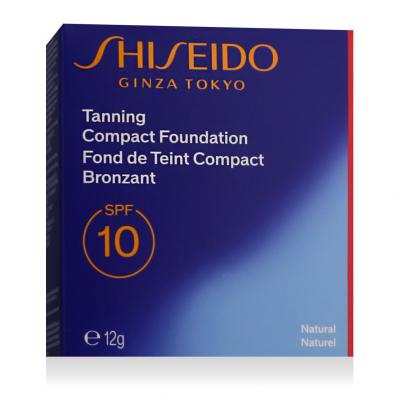 Shiseido Sun Protection Tanning Compact Foundation SPF10 Alapozó nőknek 12 g Változat Natural