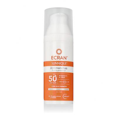Ecran Sunnique Anti-Dark Spots Protective Fluid SPF50+ Fényvédő készítmény arcra 50 ml