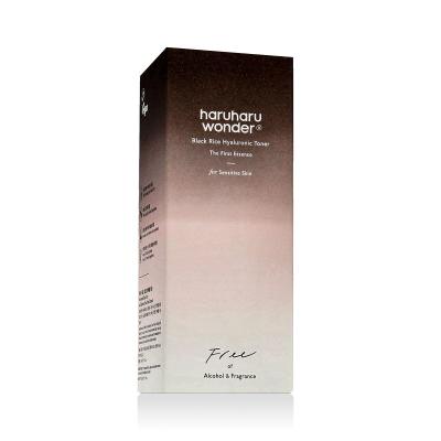 HaruHaru Wonder Black Rice Hyaluronic Toner Free of Alcohol &amp; Fragrance Arcpermet 150 ml