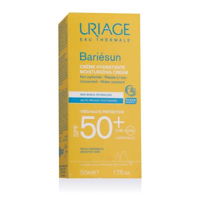 Uriage Bariésun Moisturizing Cream Unscented SPF50+ Fényvédő készítmény arcra 50 ml