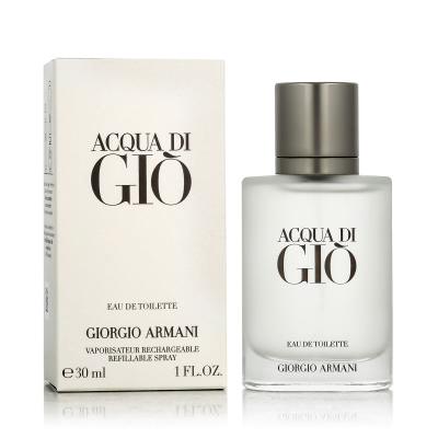 Giorgio Armani Acqua di Giò Pour Homme Eau de Toilette férfiaknak Utántölthető 30 ml