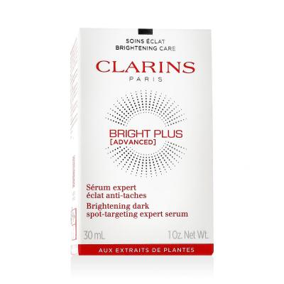 Clarins Bright Plus Advanced Brightening Dark Spot-Targeting Expert Serum Arcszérum nőknek 30 ml