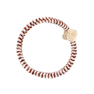 By Eloise London Velvet Gold Quatrefoil Hajgumi 1 db Változat Soft Neutrals