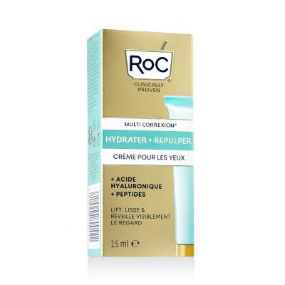 RoC Multi Correxion Hydrate + Plump Eye Cream Szemkörnyékápoló krém nőknek 15 ml