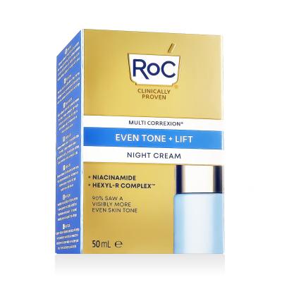 RoC Multi Correxion Even Tone + Lift Night Cream Éjszakai arckrémek nőknek 50 ml
