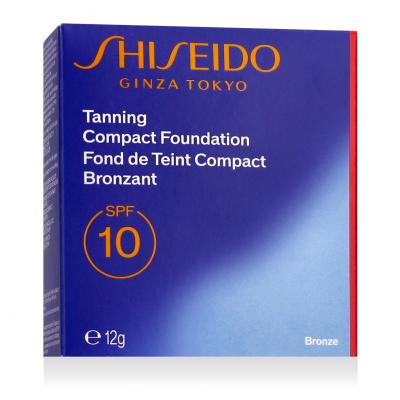 Shiseido Sun Protection Tanning Compact Foundation SPF10 Alapozó nőknek 12 g Változat Bronze