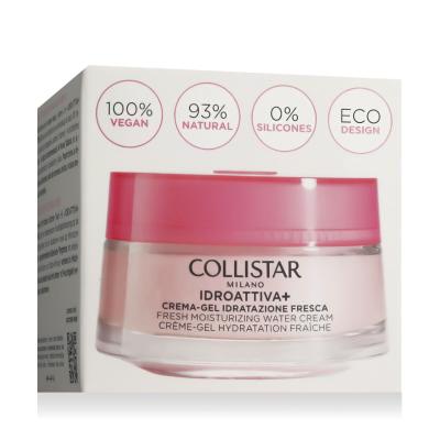 Collistar Idroattiva+ Fresh Moisturizing Water Cream Nappali arckrém nőknek 50 ml
