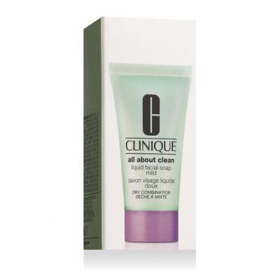 Clinique All About Clean Liquid Facial Soap Mild Bőrtisztító szappan nőknek 30 ml