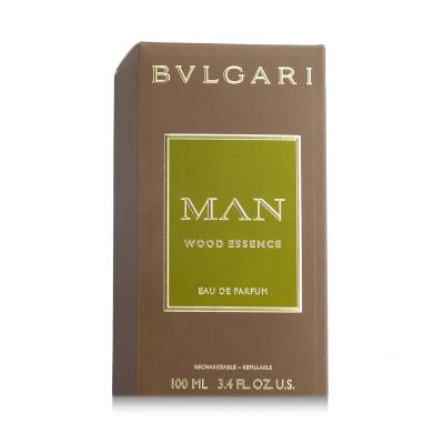 Bvlgari MAN Wood Essence Eau de Parfum férfiaknak Utántölthető 100 ml