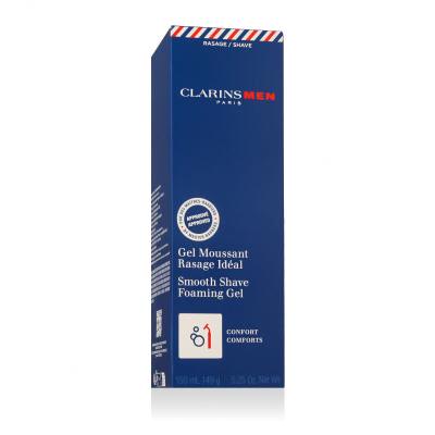 Clarins Men Smooth Shave Foaming Gel Borotvazselé férfiaknak 150 ml