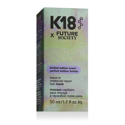 K18 x Future Society Leave-In Molecular Repair Hair Mask Hajpakolás nőknek 50 ml