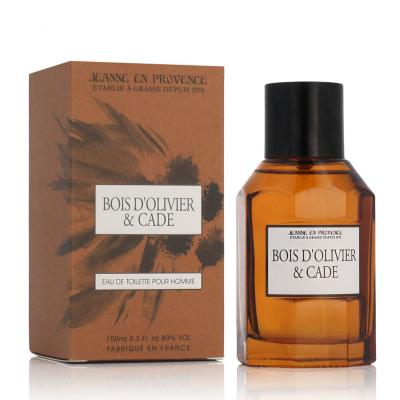 Jeanne en Provence Bois d'Oliver &amp; Cade Eau de Toilette férfiaknak 100 ml