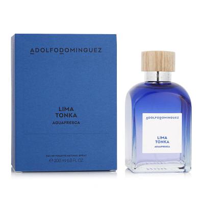 Adolfo Dominguez Agua Fresca Lima Tonka Eau de Toilette férfiaknak 200 ml