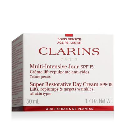 Clarins Super Restorative Day Cream SPF15 Nappali arckrém nőknek 50 ml