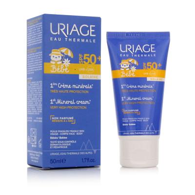 Uriage Bébé 1st Mineral Cream SPF50+ Fényvédő készítmény testre gyermekeknek 50 ml