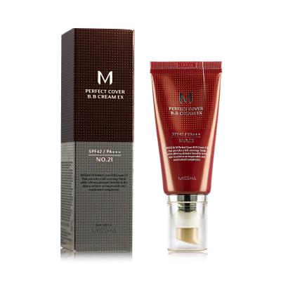 Missha M Perfect Cover BB Cream EX SPF42 BB krém nőknek 50 ml Változat No.21 Light Beige