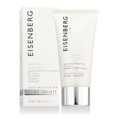 Eisenberg Pure White Hand &amp; Nail Cream SPF15 Kézkrém nőknek 75 ml
