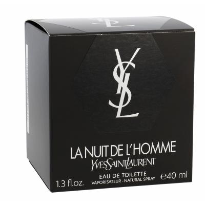 Yves Saint Laurent La Nuit De L&#039;Homme Eau de Toilette férfiaknak 40 ml
