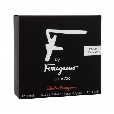 Ferragamo F by Ferragamo Black Eau de Toilette férfiaknak 50 ml