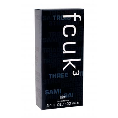 Fcuk 3 Him Eau de Toilette férfiaknak 100 ml