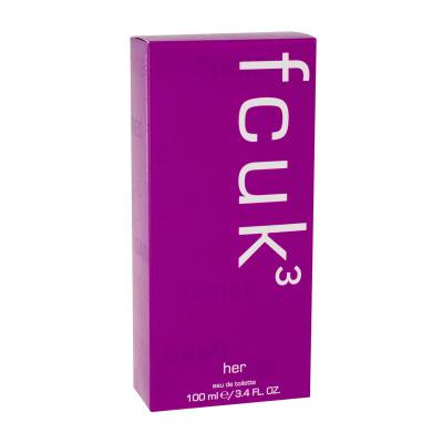 Fcuk 3 Eau de Toilette nőknek 100 ml