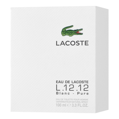 Lacoste Eau de Lacoste L.12.12 Blanc Eau de Toilette férfiaknak 100 ml
