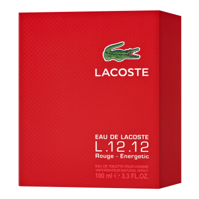 Lacoste Eau de Lacoste L.12.12 Rouge (Red) Eau de Toilette férfiaknak 100 ml