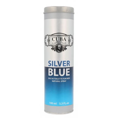 Cuba Silver Blue Eau de Toilette férfiaknak 100 ml
