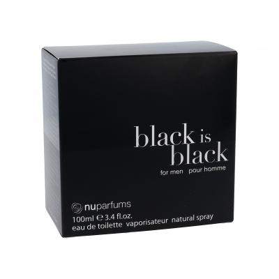 Nuparfums Black is Black Eau de Toilette férfiaknak 100 ml