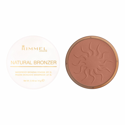 Rimmel London Natural Bronzer SPF15 Bronzosító nőknek 14 g Változat 021 Sun Light