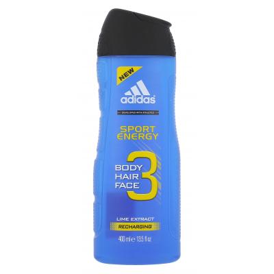 Adidas 3in1 Sport Energy Tusfürdő férfiaknak 400 ml
