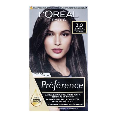 L&#039;Oréal Paris Préférence Hajfesték nőknek 60 ml Változat 3-B Brasilia