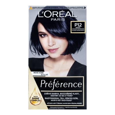 L&#039;Oréal Paris Préférence Féria Hajfesték nőknek 60 ml Változat P12 Blue Black Pearl