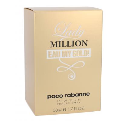 Paco Rabanne Lady Million Eau My Gold! Eau de Toilette nőknek 50 ml