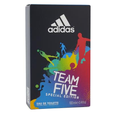 Adidas Team Five Eau de Toilette férfiaknak 100 ml sérült doboz