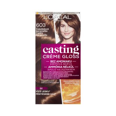 L&#039;Oréal Paris Casting Creme Gloss Hajfesték nőknek 48 ml Változat 603 Chocolate Caramel