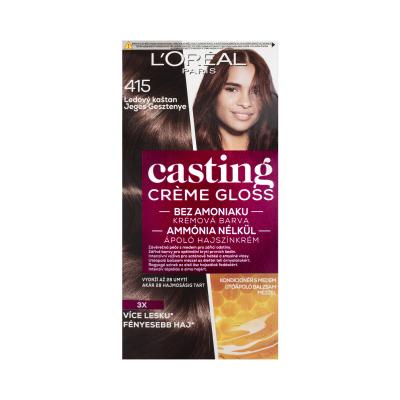 L&#039;Oréal Paris Casting Creme Gloss Hajfesték nőknek 48 ml Változat 415 Iced Chestnut