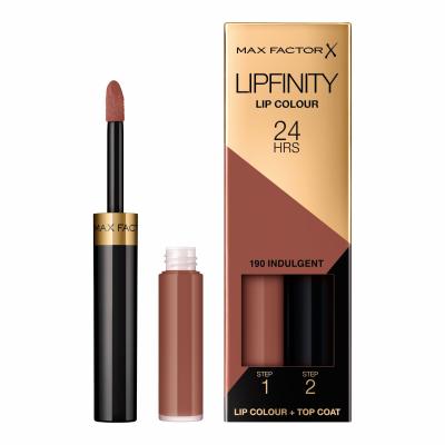 Max Factor Lipfinity 24HRS Lip Colour Rúzs nőknek 4,2 g Változat 190 Indulgent
