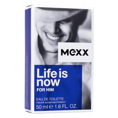 Mexx Life Is Now For Him Eau de Toilette férfiaknak 50 ml