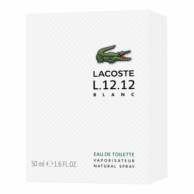 Lacoste Eau de Lacoste L.12.12 Blanc Eau de Toilette férfiaknak 50 ml