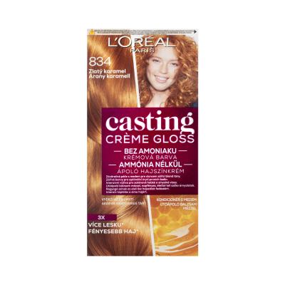 L&#039;Oréal Paris Casting Creme Gloss Hajfesték nőknek 48 ml Változat 834 Hot Caramel