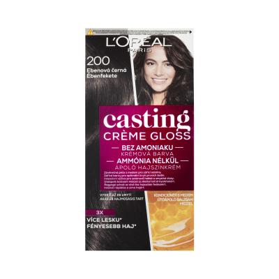 L&#039;Oréal Paris Casting Creme Gloss Hajfesték nőknek 48 ml Változat 200 Ebony Black