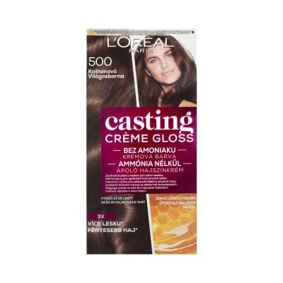 L&#039;Oréal Paris Casting Creme Gloss Hajfesték nőknek 48 ml Változat 500 Medium Brown