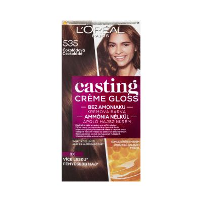 L&#039;Oréal Paris Casting Creme Gloss Hajfesték nőknek 48 ml Változat 535 Chocolate