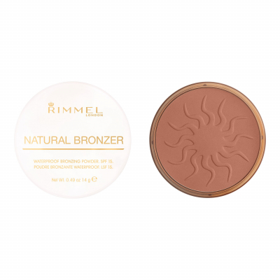 Rimmel London Natural Bronzer SPF15 Bronzosító nőknek 14 g Változat 025 Sun Glow