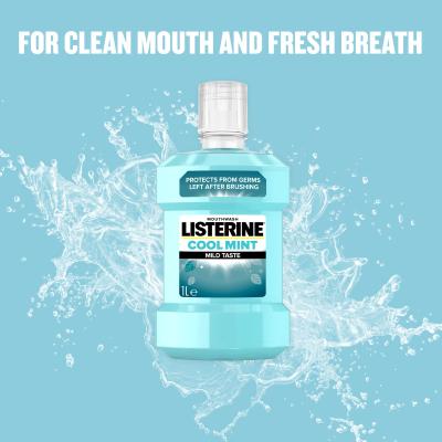Listerine Cool Mint Mild Taste Mouthwash Szájvíz 1000 ml