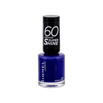 Rimmel London 60 Seconds Super Shine Körömlakk nőknek 8 ml Változat 828 Danny Boy, Blue!