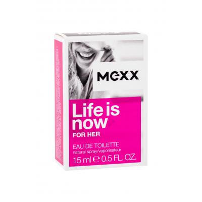 Mexx Life Is Now For Her Eau de Toilette nőknek 15 ml