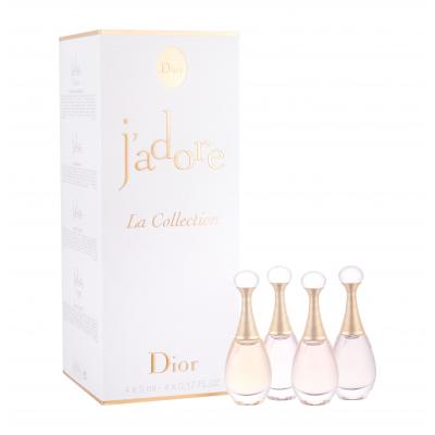 Dior Mini Set 4 Ajándékcsomagok J´adore Eu de Parfum 5 ml + J´adore Absolue Eau de Parfum 5 ml + J´adore in Joy Eau de Toilette 5 ml + J´adore Eau de Toilette 5 ml