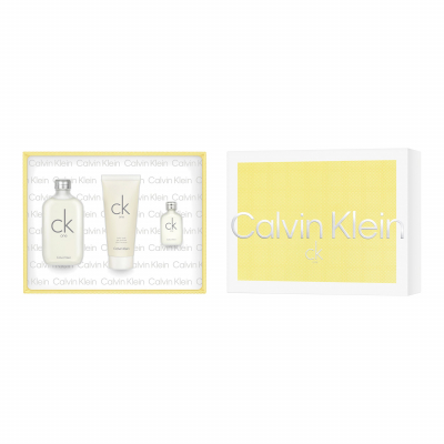 Calvin Klein CK One Ajándékcsomagok Eau de Toilette 100 ml + Eau de Toilette 15 ml + tusfürdő 100 ml